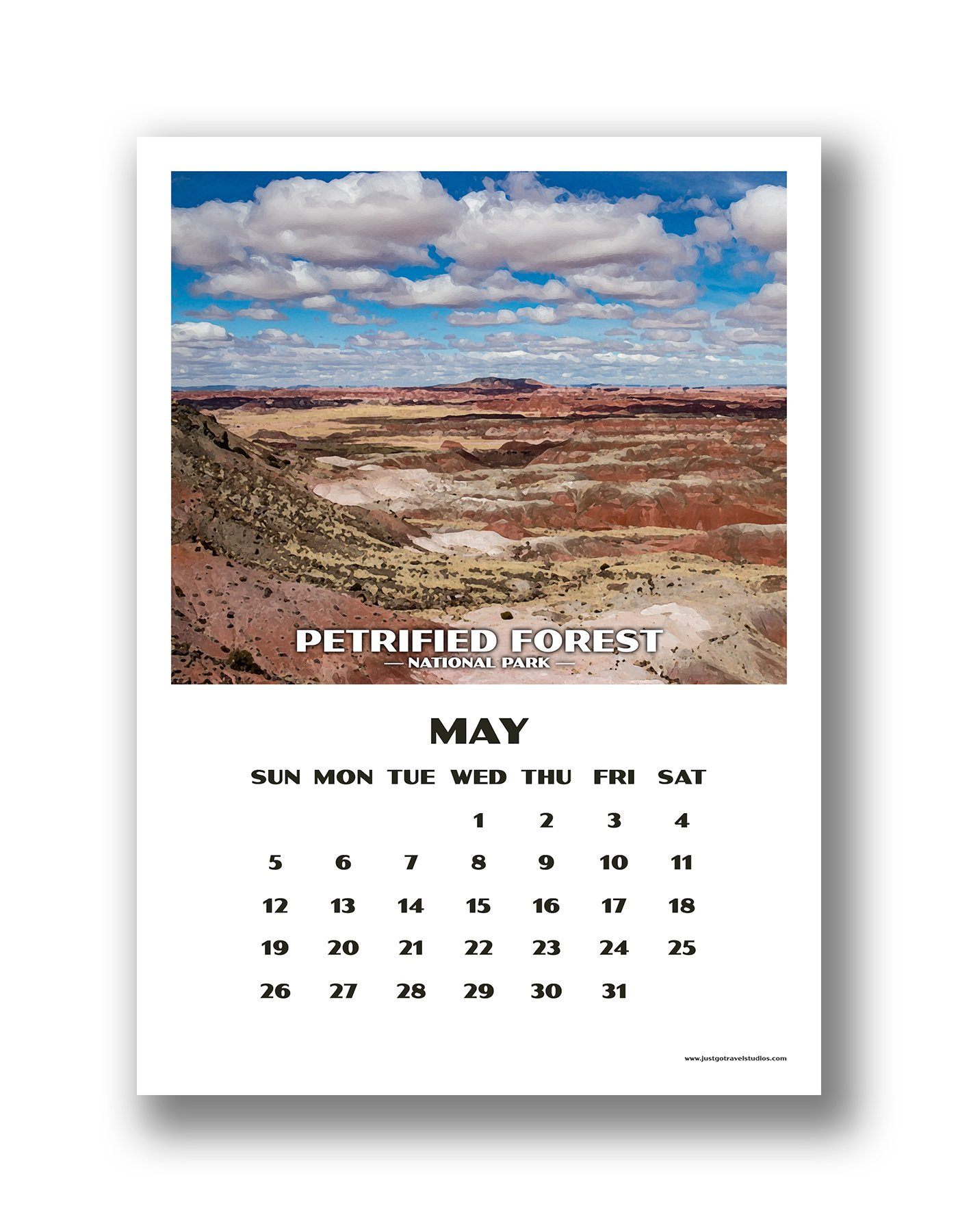 National Park Calendar (12 month) - 2019