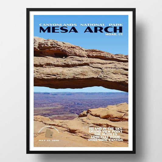 Canyonlands National Park Poster-Mesa Arch (Personalized)