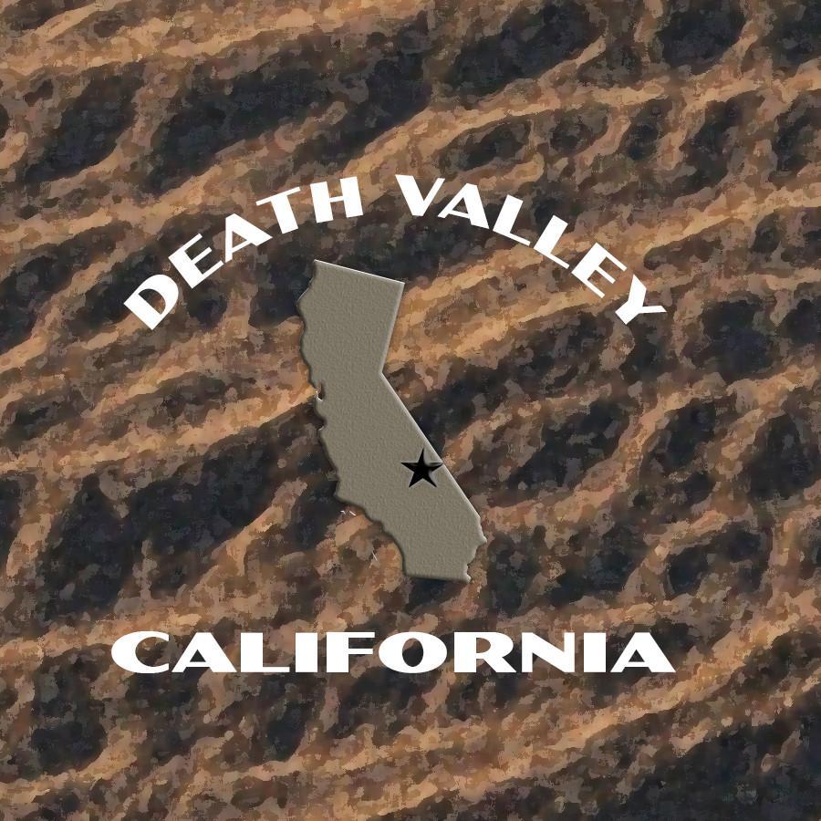 Death Valley National Park Poster-Mesquite Flat Dunes