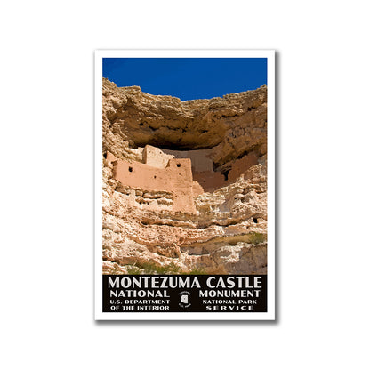 Montezuma Castle National Monument Poster-WPA (Front View)