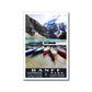 Banff National Park Poster Moraine Lake Canoes