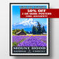 Mount Hood National Forest Poster - WPA (Lavender Fields) - OPF