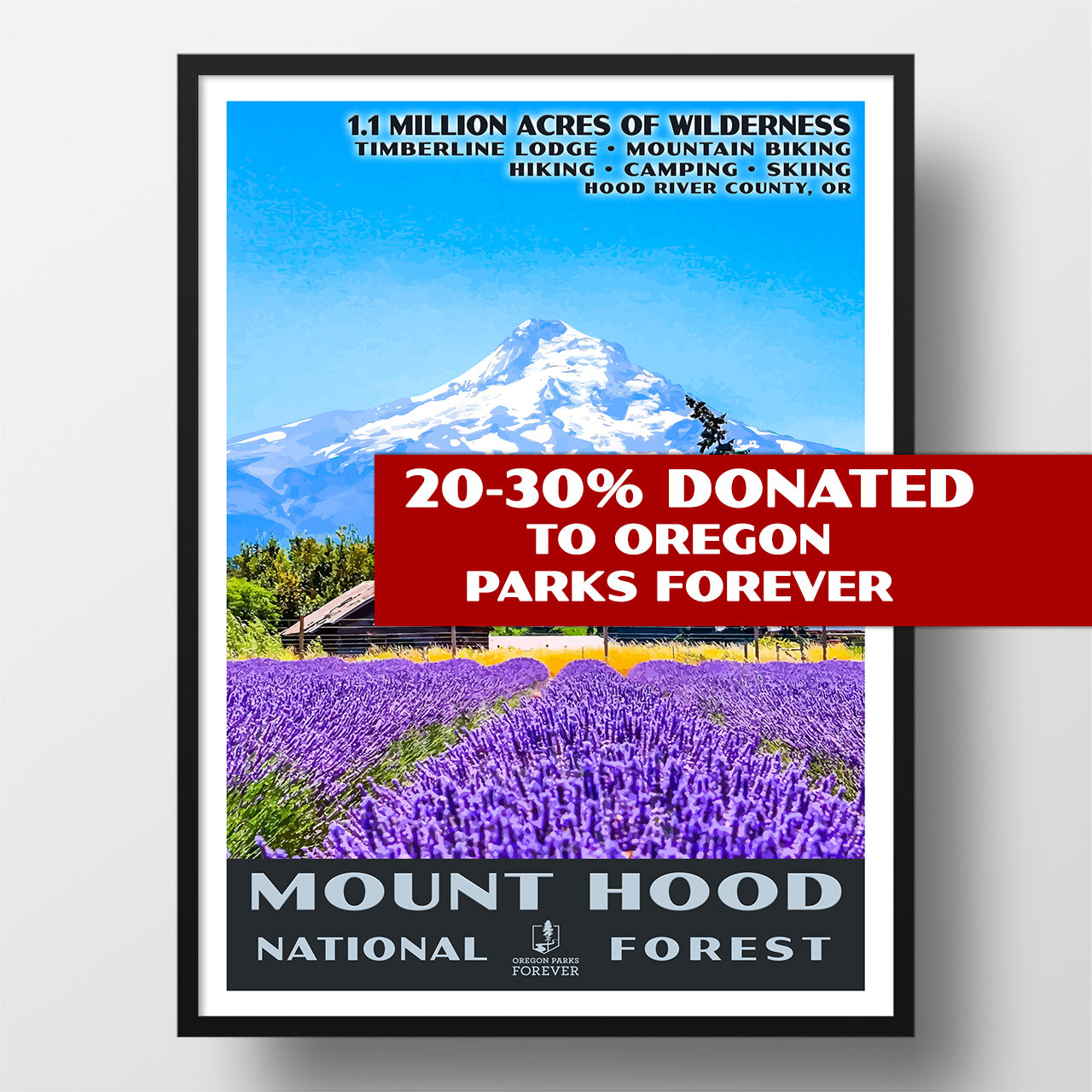 Mount Hood National Forest poster