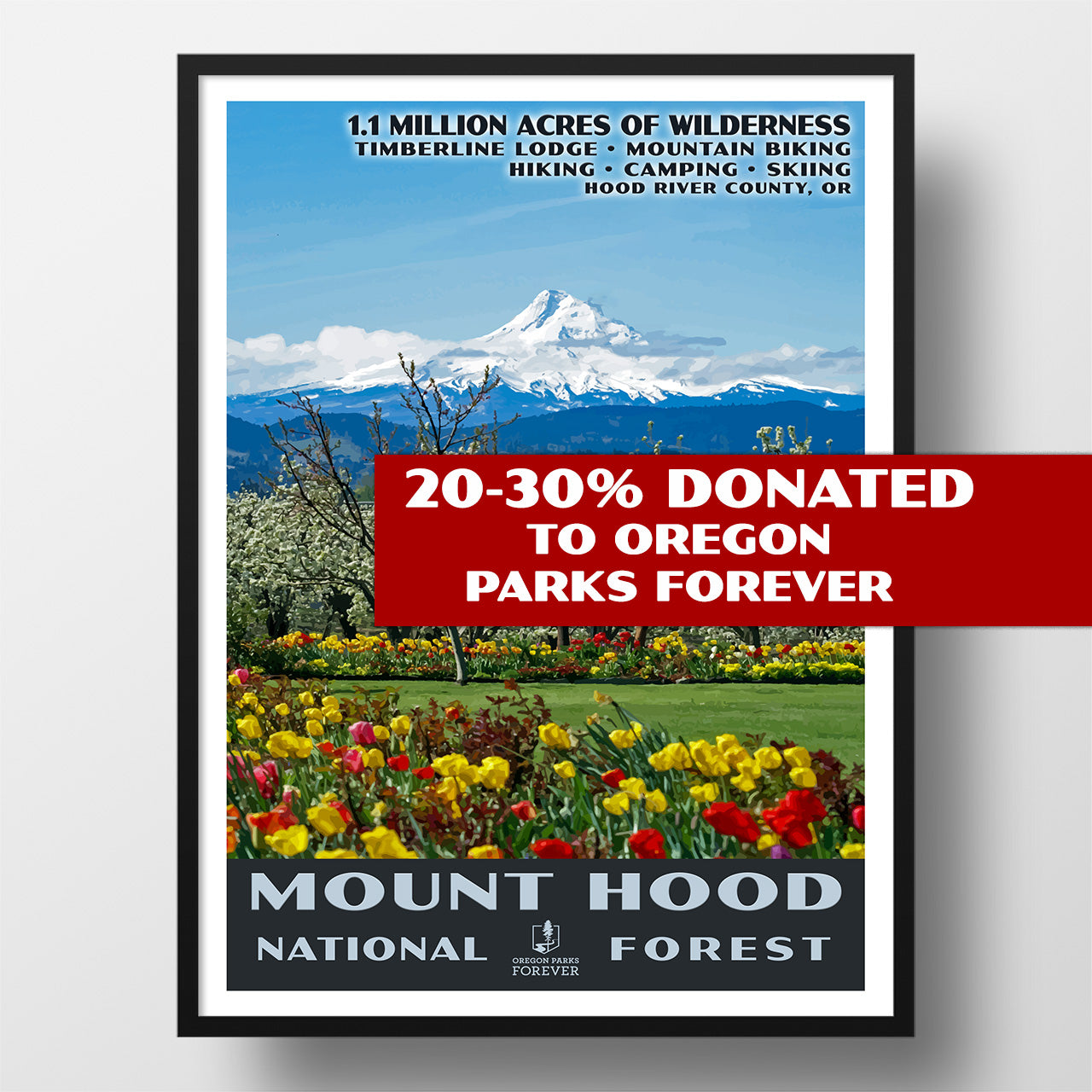 Mount Hood National Forest poster