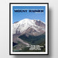 Mount Rainier National Park Poster-Mount Rainier (Personalized)