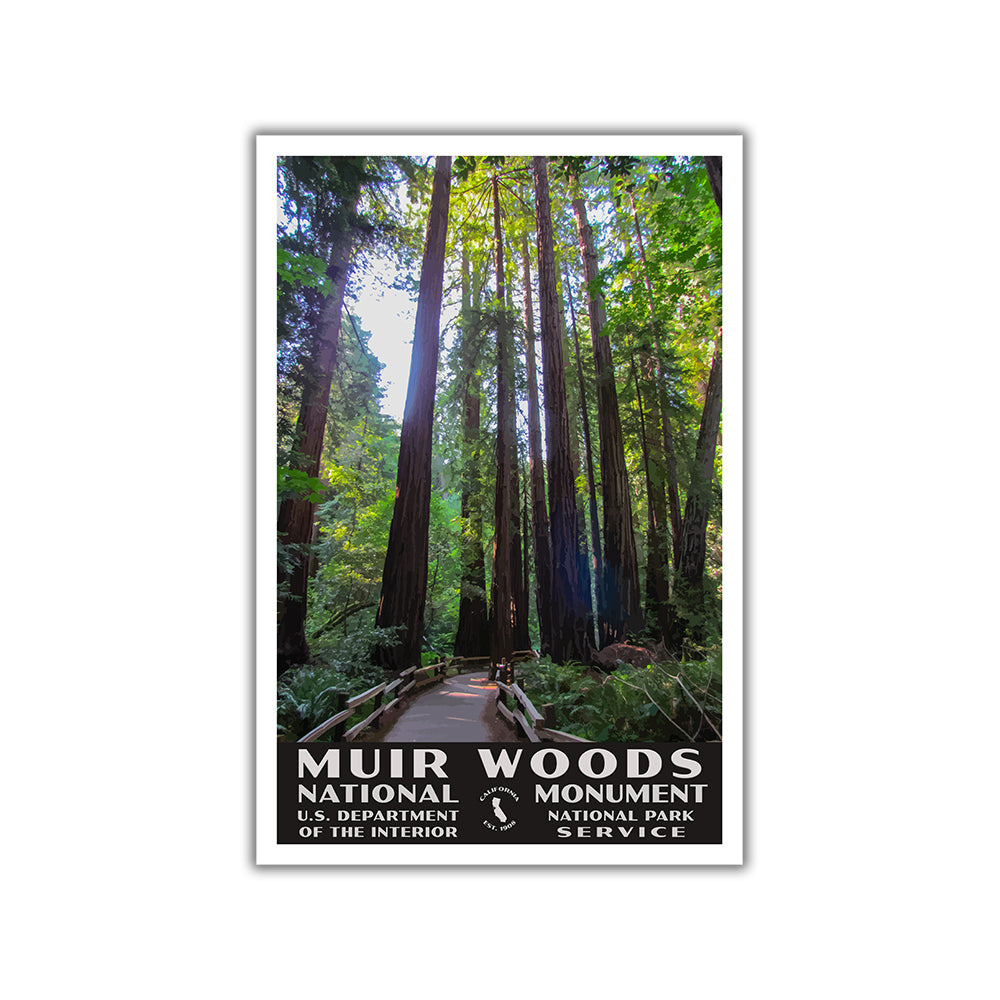 Muir Woods National Monument Poster-WPA