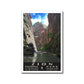Zion National Park Poster of the Narrows (WPA Style)