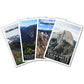 Postcard selection, set of 4 national parks