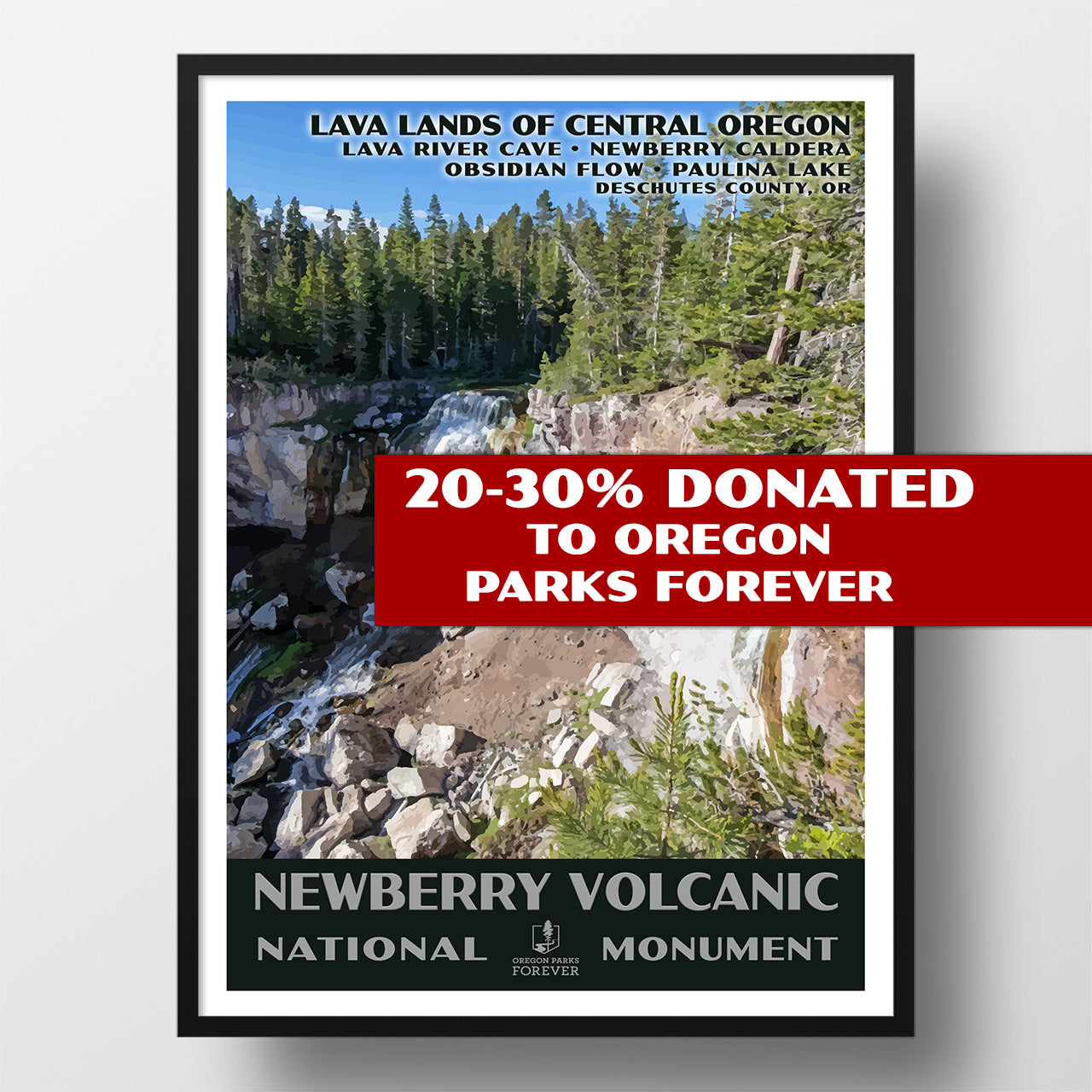 newberry naitonal volcanic monument poster