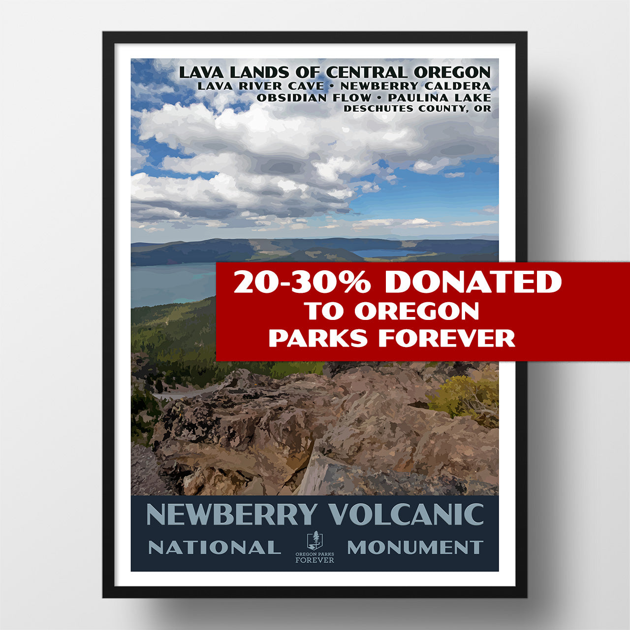 newberry naitonal volcanic monument poster