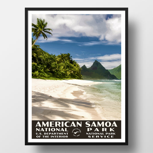 American Samoa National Park Poster