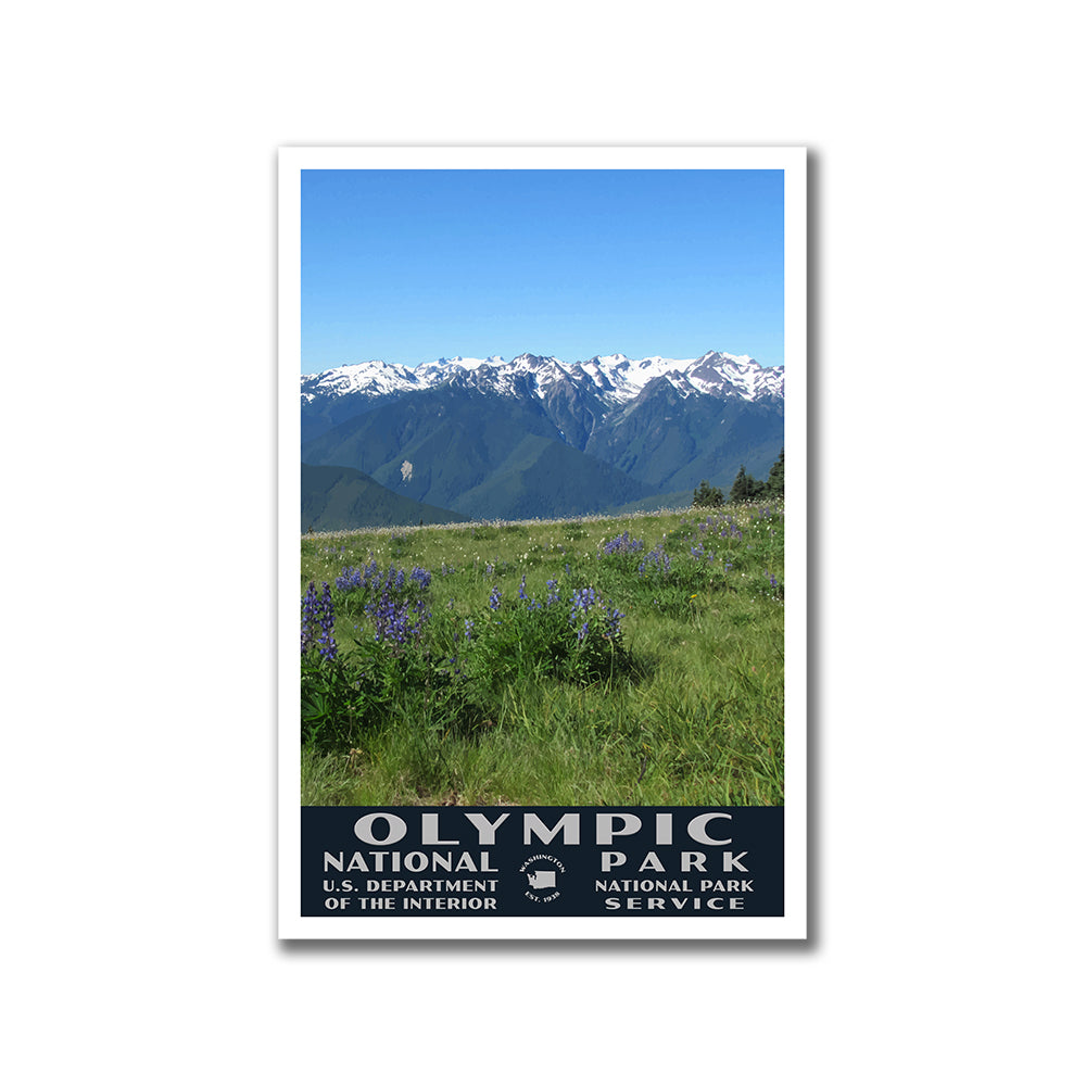 Olympic National Park poster