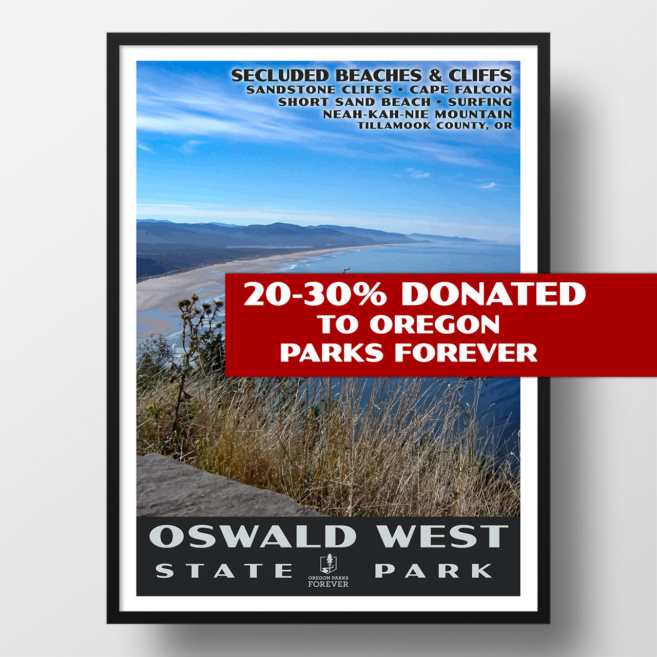 Oswald West State Park poster