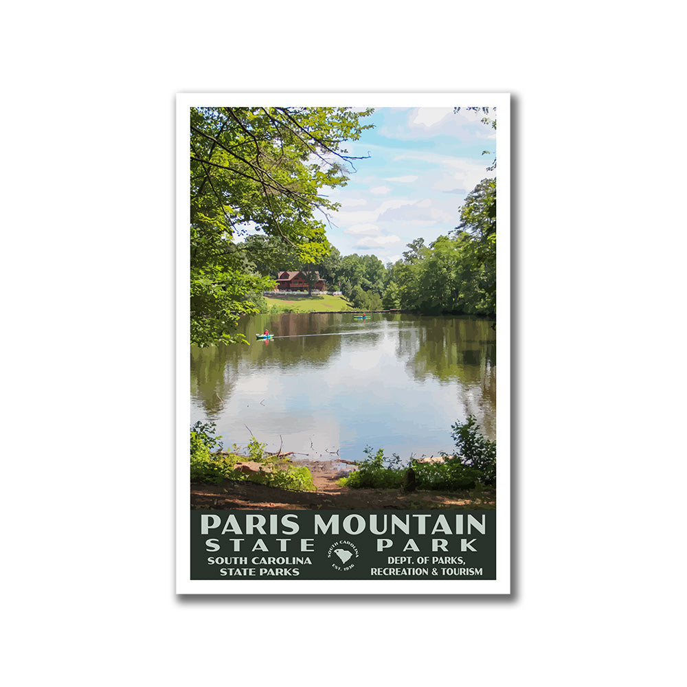 Paris Mountain State Park Poster - WPA (Lake Placid)