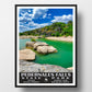 Pedernales Falls State Park Poster-WPA (Green Water)