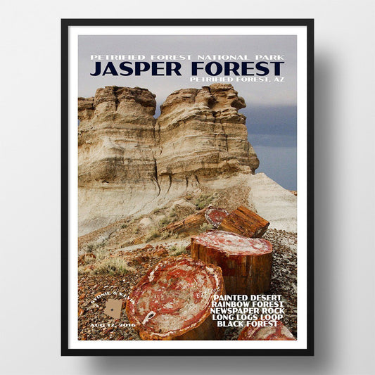 Petrified Forest National Park Poster-Jasper Forest (Personalized)