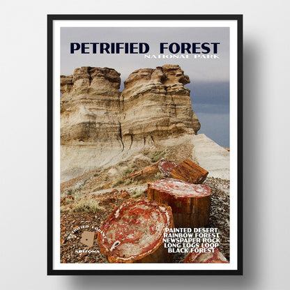 Petrified Forest National Park Poster-Petrified Forest