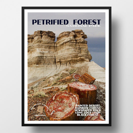 Petrified Forest National Park Poster-Petrified Forest