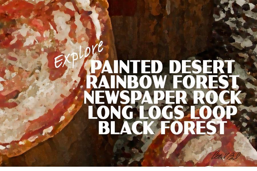 Petrified Forest National Park Poster-Petrified Forest (Personalized)