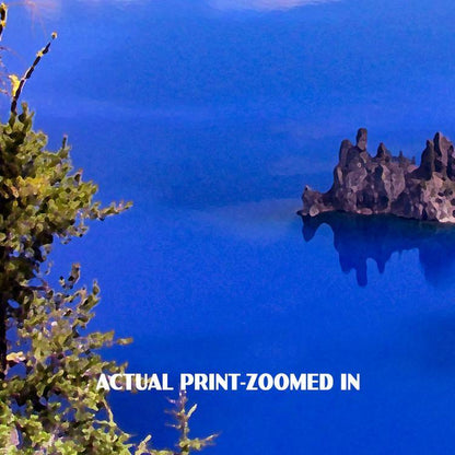 Crater Lake National Park Poster-Crater Lake