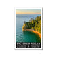 Pictured Rocks National Lakeshore Poster-WPA (Miners Castle)