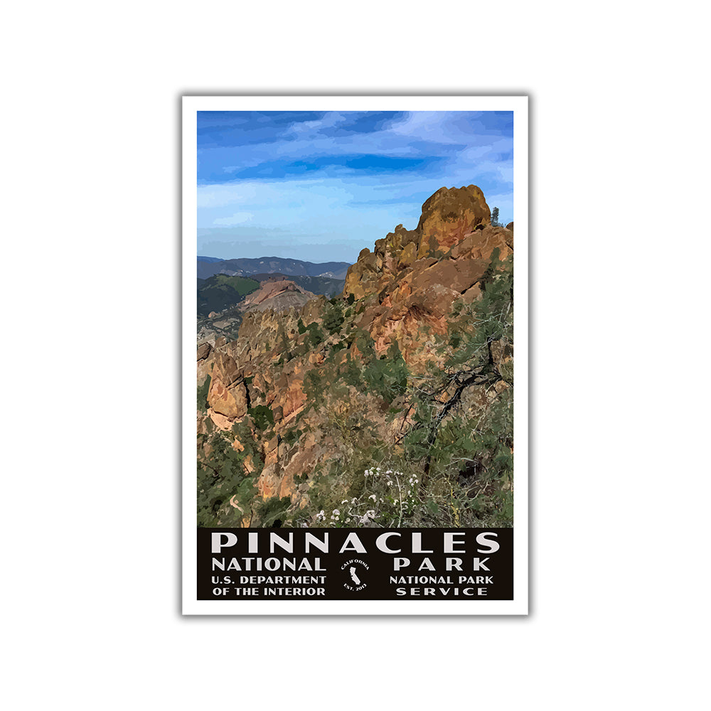 Pinnacles National Park Poster-WPA