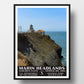 point bonita lighthouse marin headlands poster wpa style
