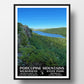 Porcupine Mountains Wilderness State Park Poster-WPA (Lake of the Clouds)