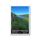 Porcupine Mountains Wilderness State Park Poster-WPA (Lake of the Clouds)