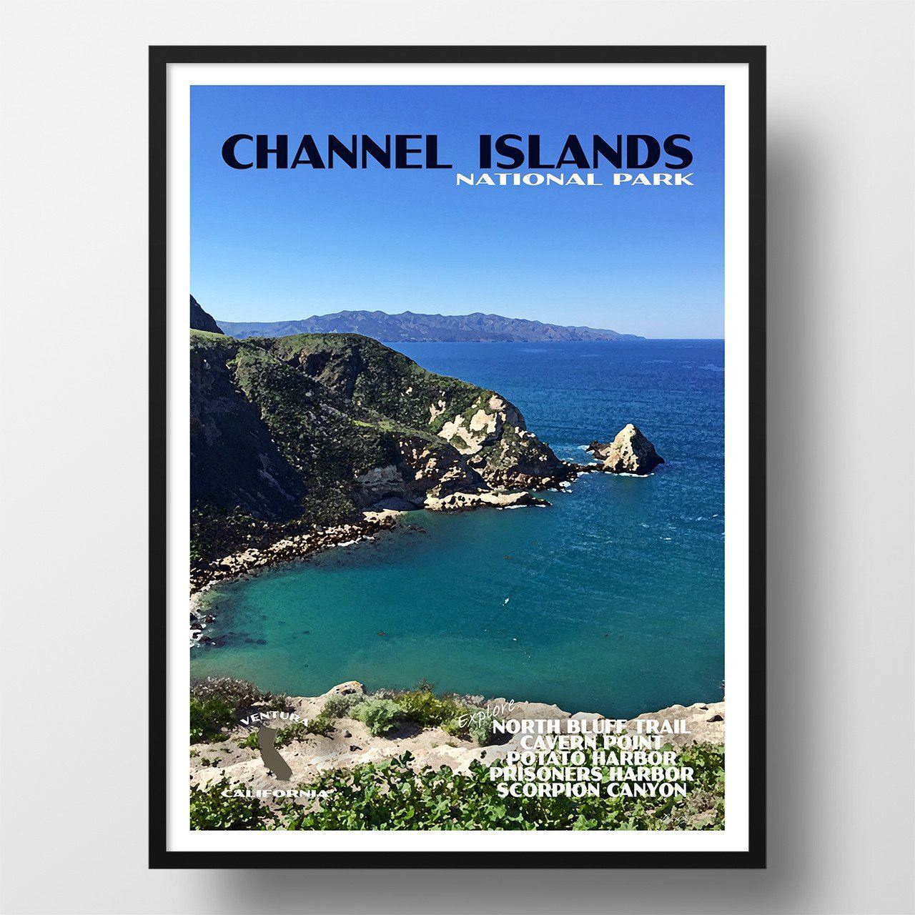 Channel Islands National Park Poster-Channel Islands