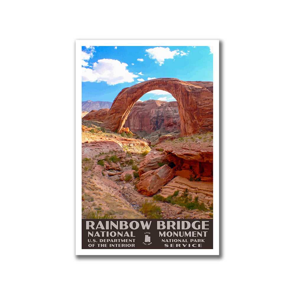 Rainbow Bridge National Monument Poster-WPA (Rainbow Bridge)