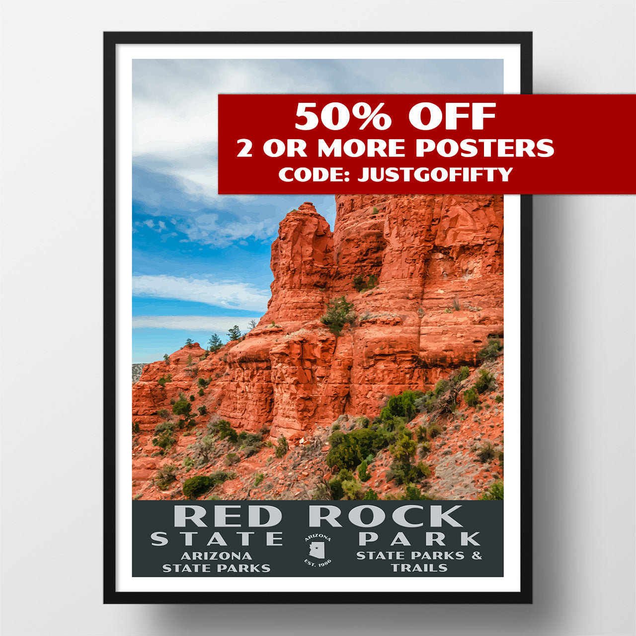 Red Rock State Park poster