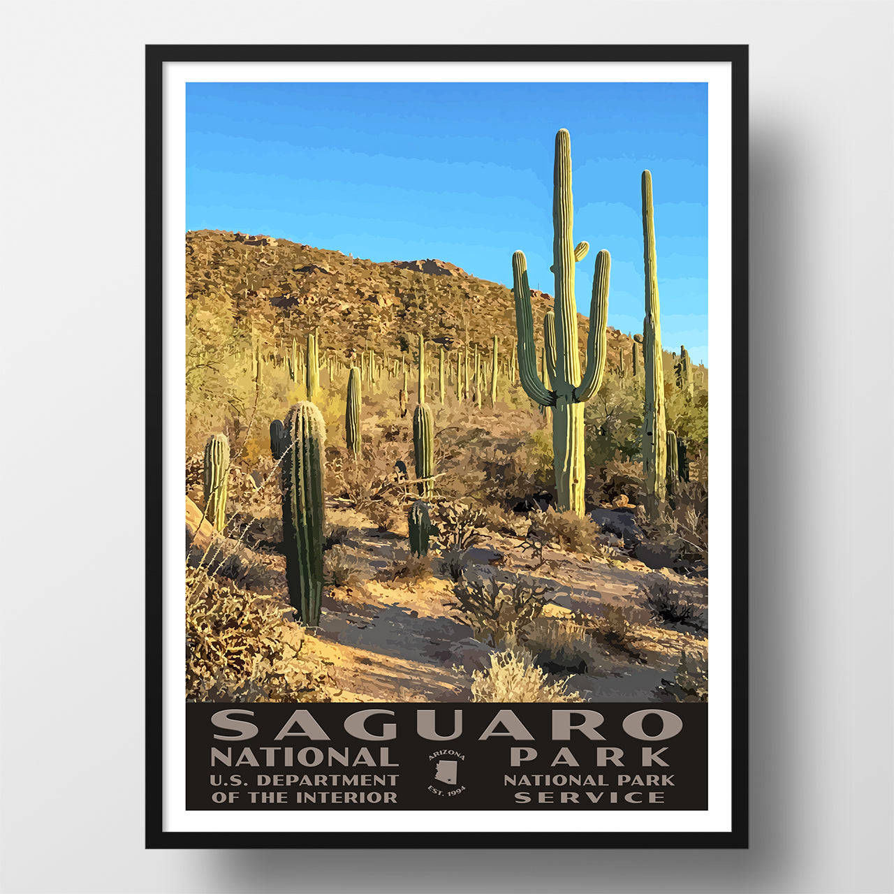 Saguaro National Park Poster WPA