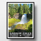 Sahalie Falls Willamette National Forest Poster