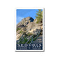 Sequoia National Park Poster, WPA Style, Moro Rock