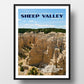 Badlands National Park Poster-Sheep Valley (Personalized)