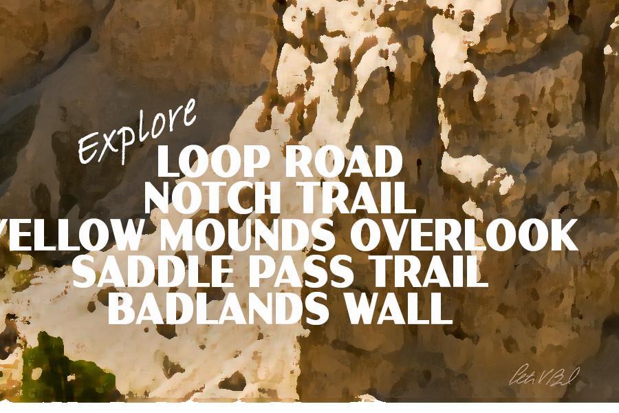 Badlands National Park Poster-Sheep Valley