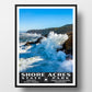 Shore Acres State Park Poster-WPA (Daytime Waves)