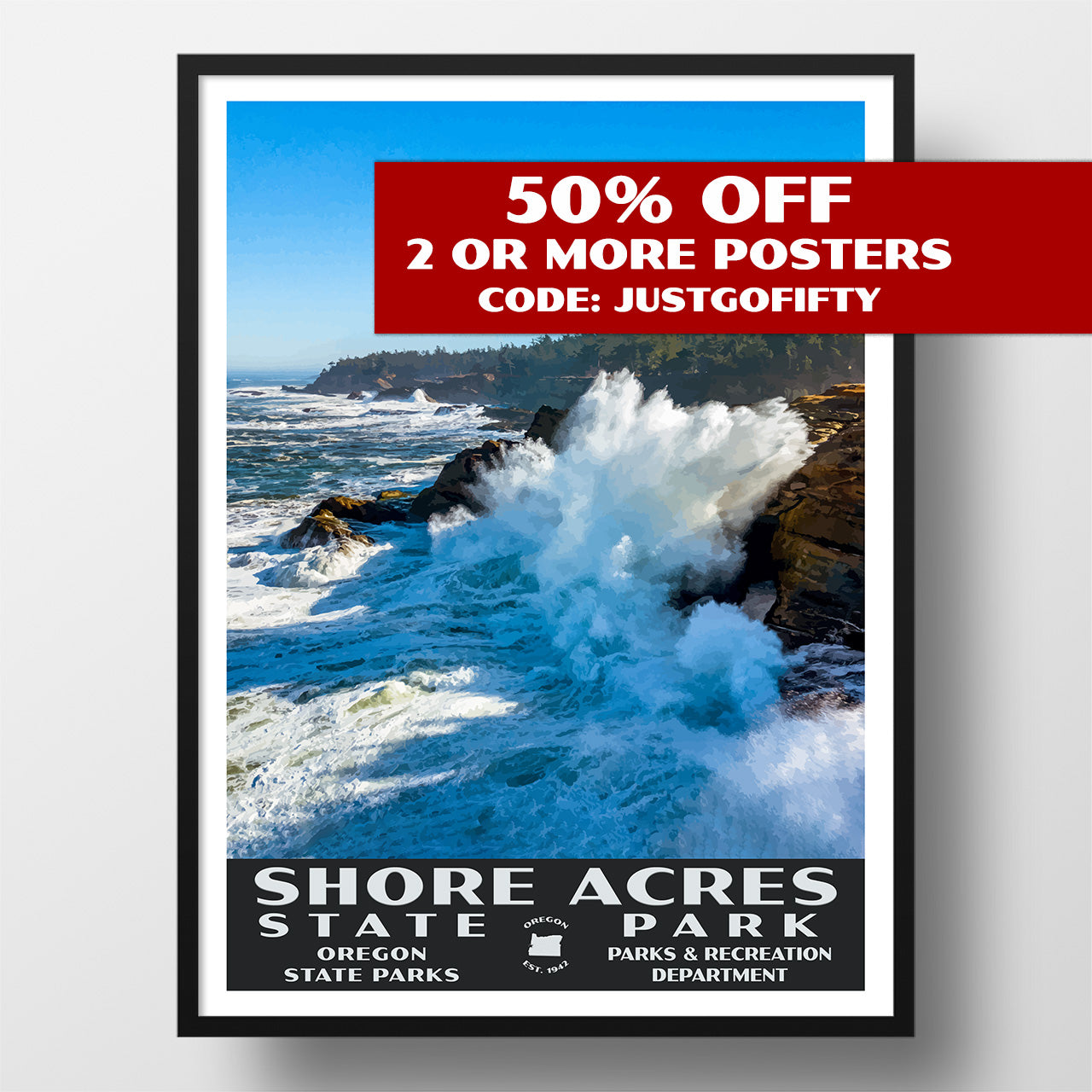 Shore Acres State Park poster