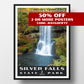 Silver Falls State Park Poster - WPA (Lower Falls in the Fall) - OPF