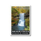 Silver Falls State Park Poster - WPA (Lower Falls in the Fall) - OPF