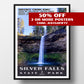 Silver Falls State Park Poster - WPA (Silver Falls in the Spring) - OPF