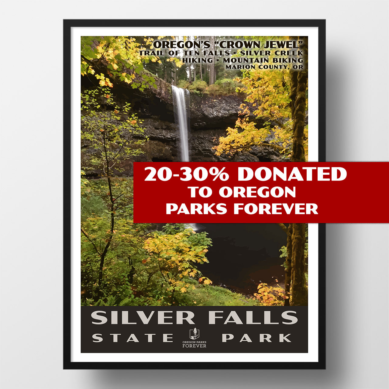 Silver Falls State Park poster