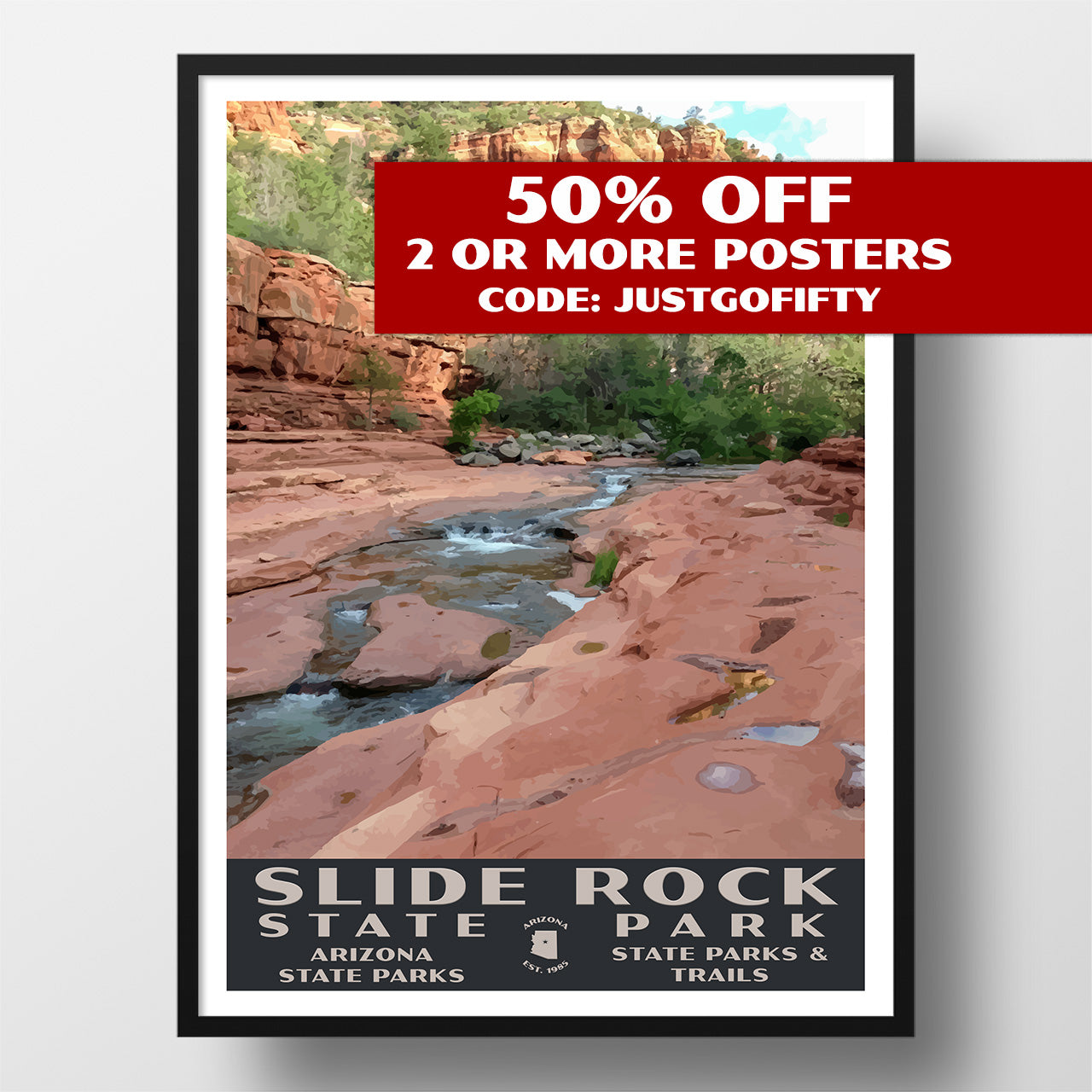 Slide Rock State Park poster
