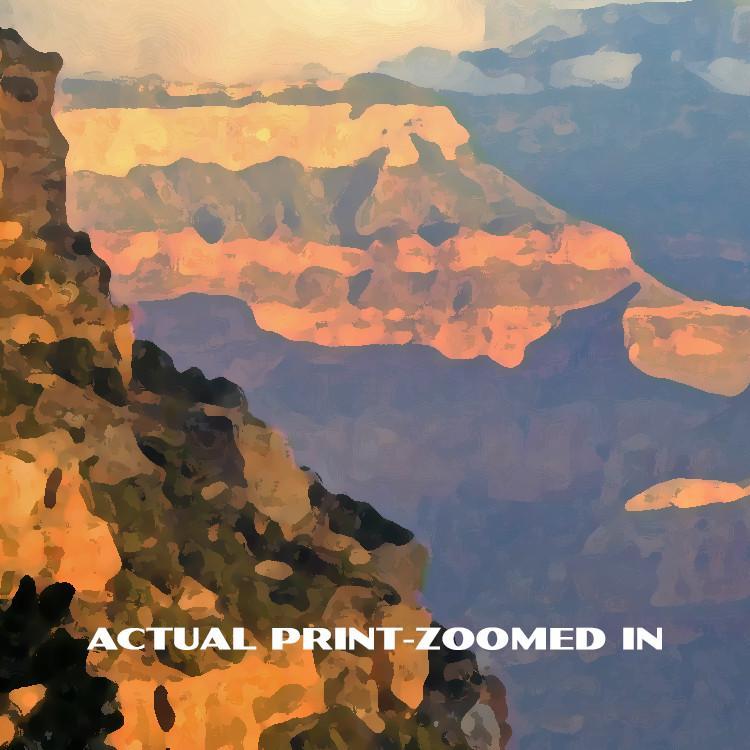 Grand Canyon National Park Poster-South Rim Sunrise (Personalized)