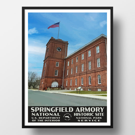 Springfield Armory National Historic Site Poster - WPA (Springfield Armory)