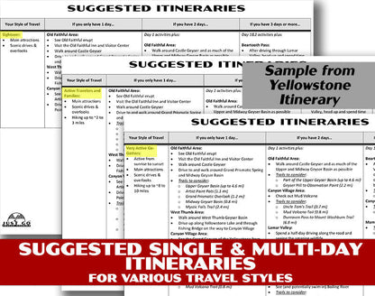 Custer State Park Itinerary (Digital Download)