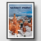 Bryce Canyon National Park Poster-Sunset Point in Winter