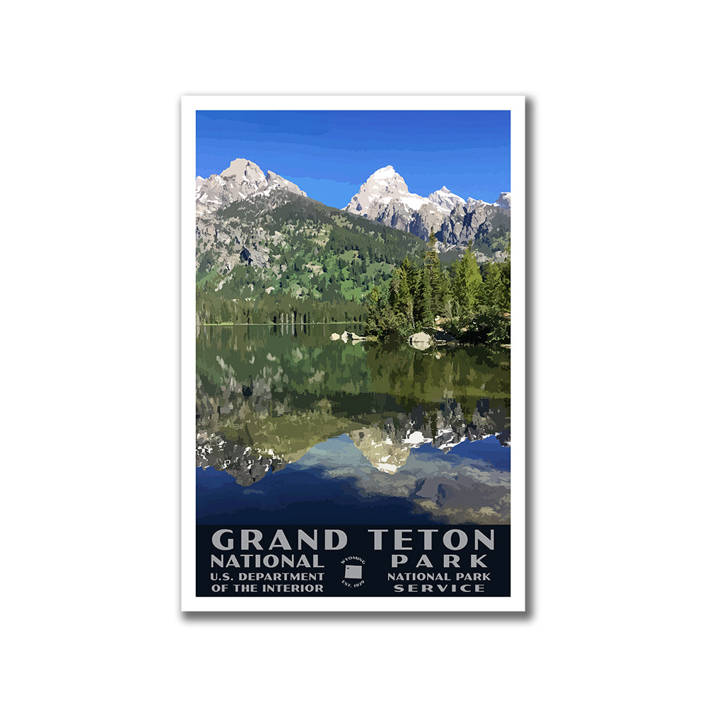 Grand Teton Poster Taggart Lake