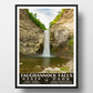 Taughannock Falls State Park Poster - WPA (Front View)